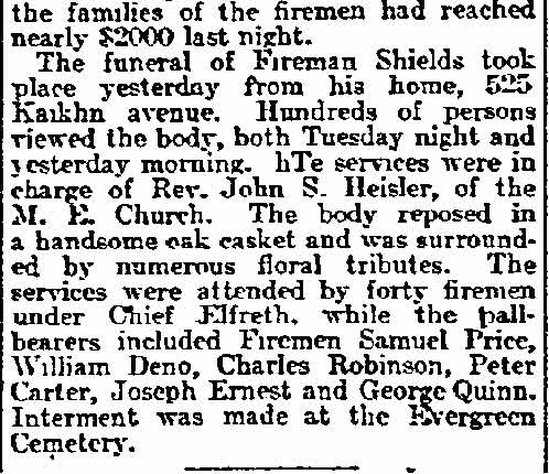 Philadelphia Inquirer article: In Memory of Dead Heroes, March 22, 1906 (page 2)