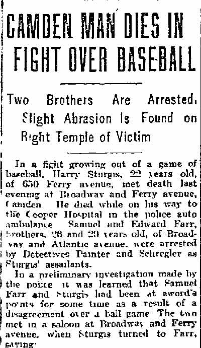 Philadelphia Inquirer, May 31, 1912
