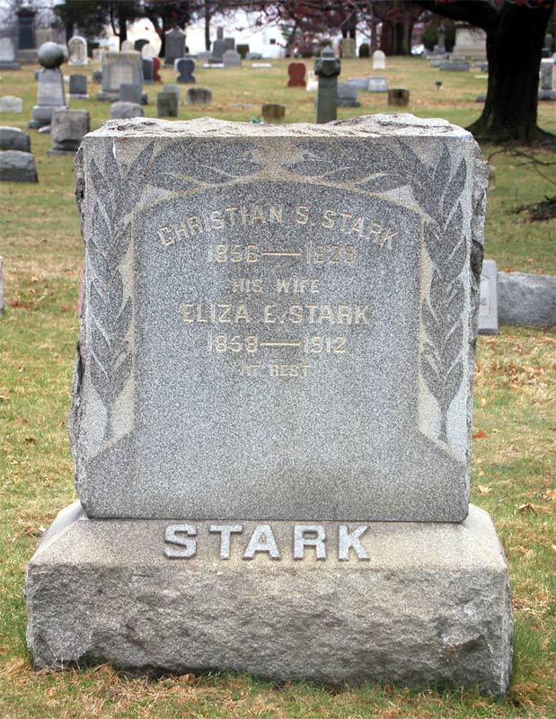 Grave of Christian S. Stark Sr., Bethel Cemetery, Pennsauken, New Jersey
