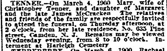 Philadelphia Inquirer, March 8, 1900