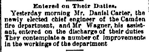 Philadelphia Inquirer, May 2, 1882 — Daniel A. Carter