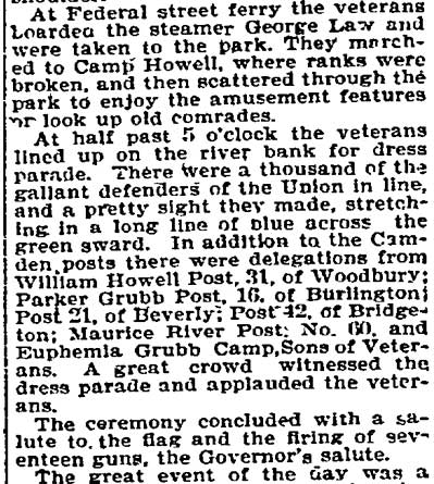 Philadelphia Inquirer, August 14, 1897 — Daniel A. Carter, continued (click to open PDF)
