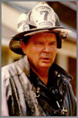 Captain Dennis Dowhy as a Firefighter