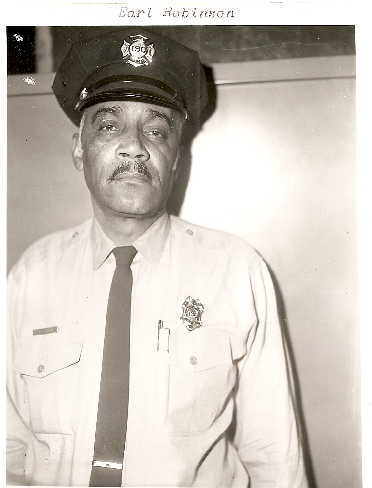 Earl G. Robinson fire department portrait