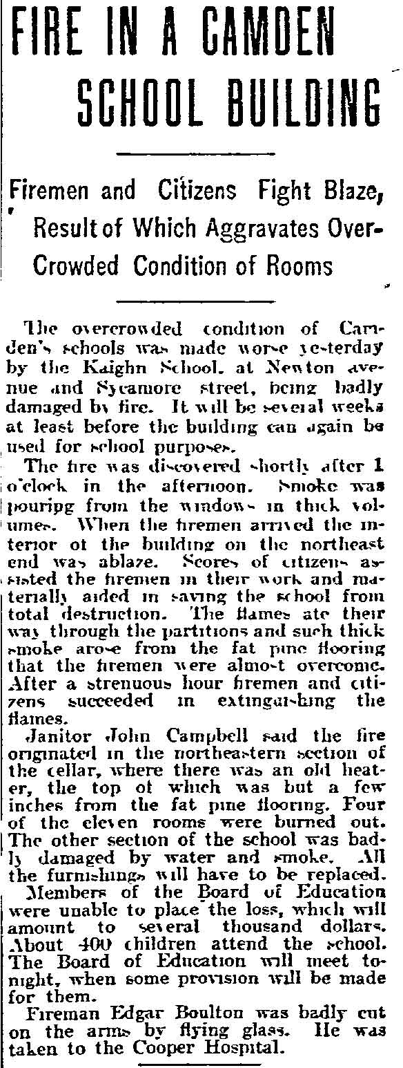 Philadelphia Inquirer, November 30, 1903 — article mentioning Edgar Boulton