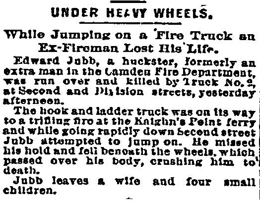 Under Heavy Wheels, Philadelphia Inquirer, May 10, 1894
