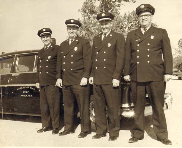 From left: Joseph Guarino, Edward V. Michalak, Robert Dukes, Ervin Brennan, 1964