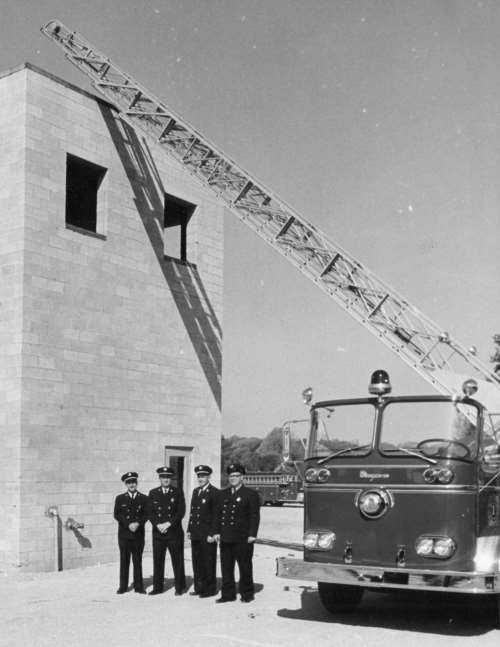 From left: Joseph Guarino, Edward V. Michalak, Robert Dukes, Ervin Brennan, 1964