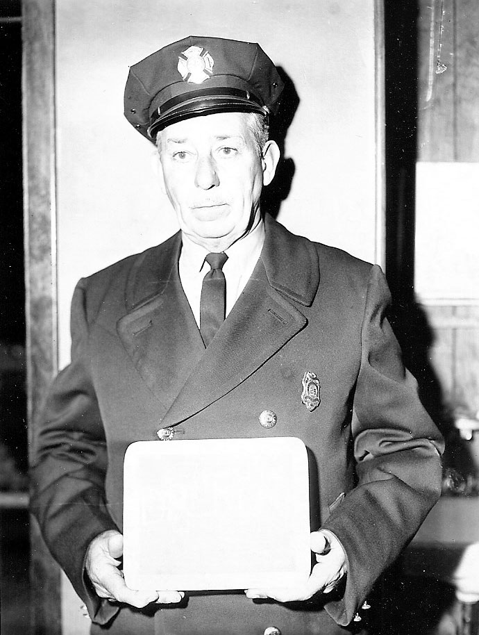 Edwin V. Decker fire department portrait