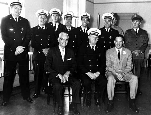 Group photo on the occasion of Edward Michalak's appointment as Chief of Department, 1965