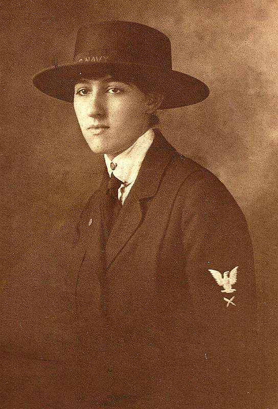 Yeoman First Class Louisa C. Turner, 1918 naval portrait