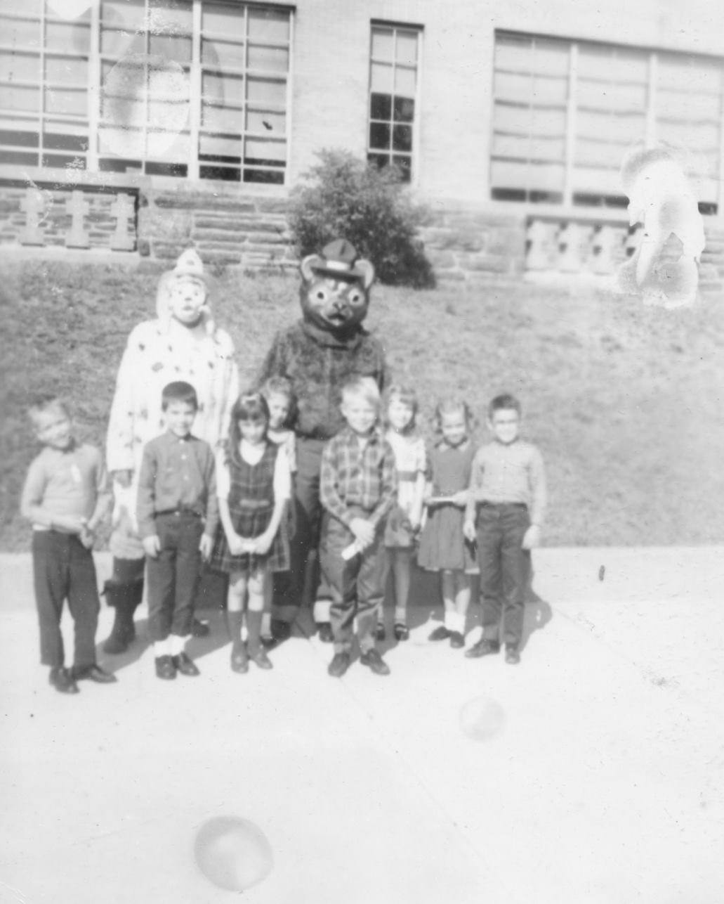 "SPARKY" and "SMOKEY" at the H.C. Sharp Elementary School