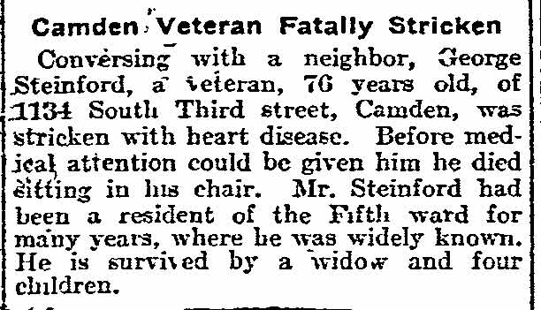 Philadelphia Inquirer, April 5, 1912