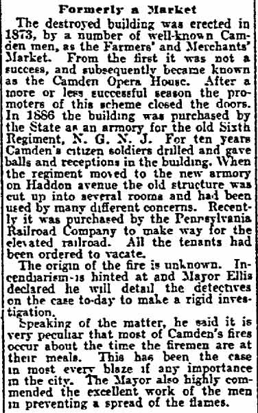 Philadelphia Inquirer, March 19, 1906 — Three Firemen Met Death in Camden Blaze (continued)