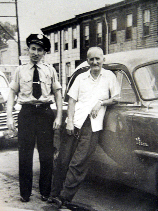 Howard E. Doerschner with William Doan, circa 1954 — photo by Bob Bartosz