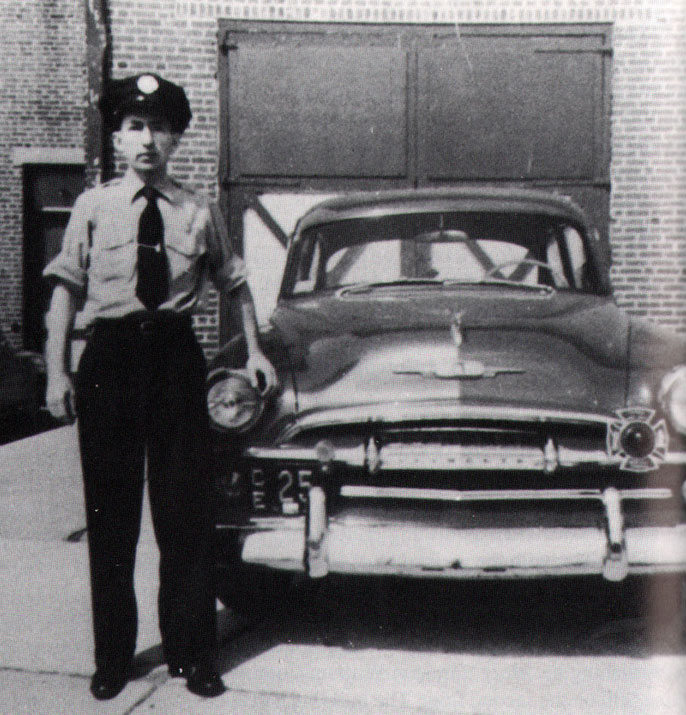 Howard E. Doerschner, Chief of the Auxiliary Fire Force, circa 1954 — photo by Bob Bartosz