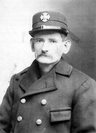 James McDade, badge 86, in dress uniform, circa 1910