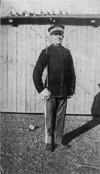 James J. Monahan in Marine Band uniform used in parades in Philadelphia and elsewhere