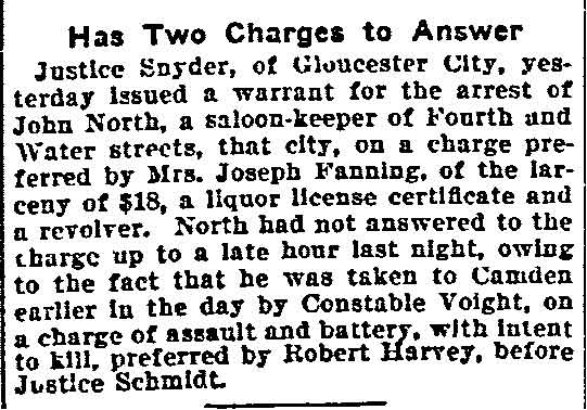 Philadelphia Inquirer, August 19, 1900