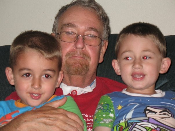 Joe Gallagher with the men