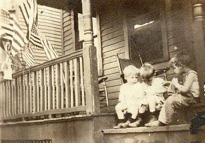 John F. Letts and older brother Charlie, 1919