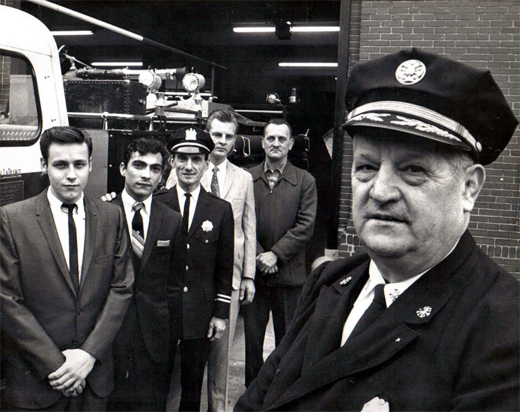 New Camden firefighters class, November 1968