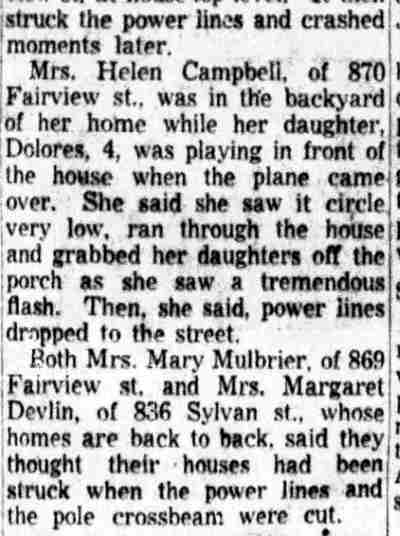Camden Courier-Post, October 1, 1953 — Plane crash article (part 12)
