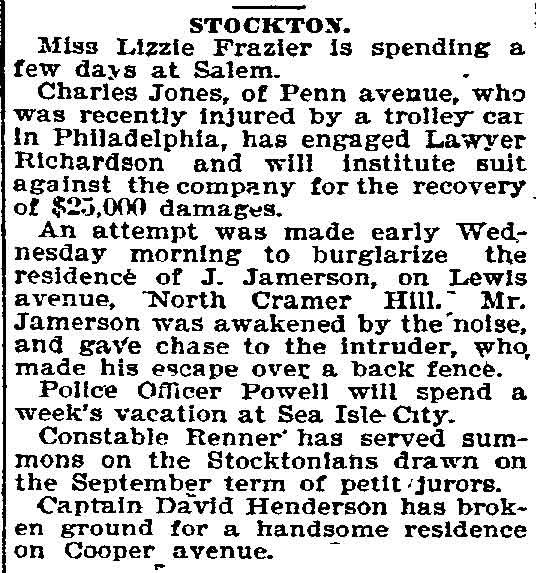 Philadelphia Inquirer, September 9, 1894 — Stockton