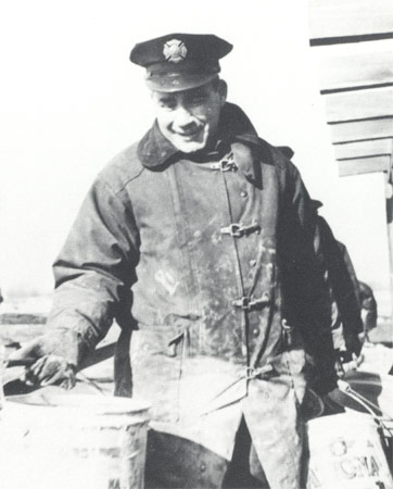 Firefighter John J. Mogck Jr., Ladder Company No. 1, circa 1954