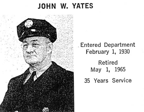 John W. Yates Jr. at Camden Fire Department First Annual Retirement Dinner, 1966