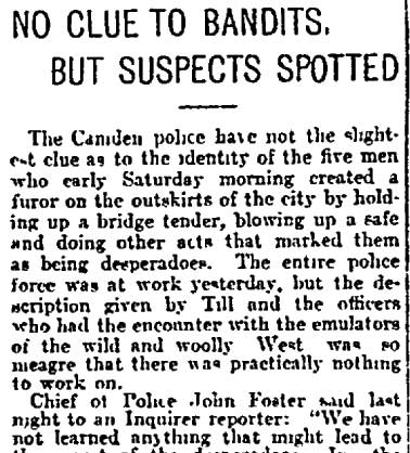 Philadelphia Inquirer, December 14, 1903, page 1