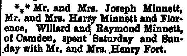 Social note — Bridgeton Evening News, May 16, 1899