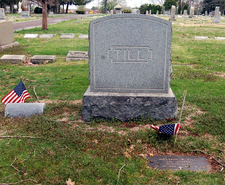 Gravestone of Joseph Till, Arlington Cemetery, Pennsauken, New Jersey