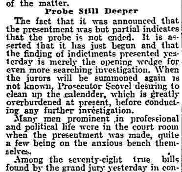 Philadelphia Inquirer, January 24, 1911 — many accused of election frauds, page 5