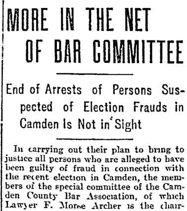 Philadelphia Inquirer, November 13, 1910 — part 1