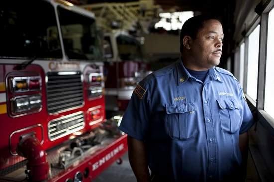 Michael L. Harper, 24th Chief of the Camden Fire Department, Camden Courier-Post, January 13, 2011
