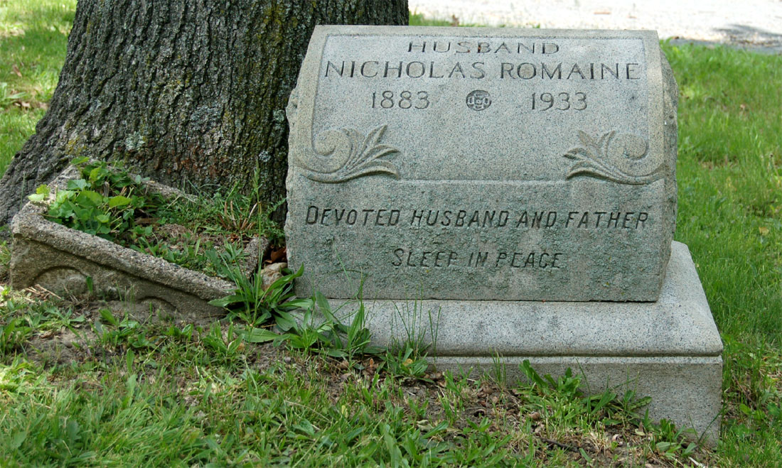 Nicholas Romaine fire service records