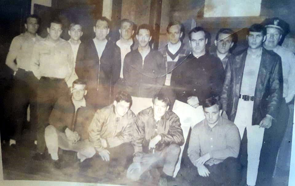 Camden Fire Department group photo including Norbert G. Sorensen