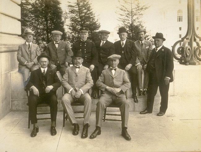 Advance committee for the August 1922 meeting of the International Association of Fire Engineers, San Francisco February 1922