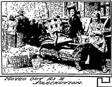 Philadelphia Inquirer, February 18, 1908 — Exciting Scenes Feature Big Fire, page 3