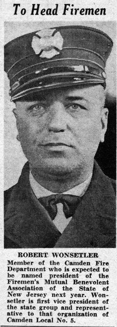 Robert Wonsetler portrait, February 1938