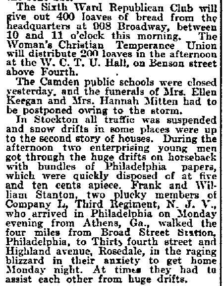 Philadelphia Inquirer, February 15, 1899, page 4