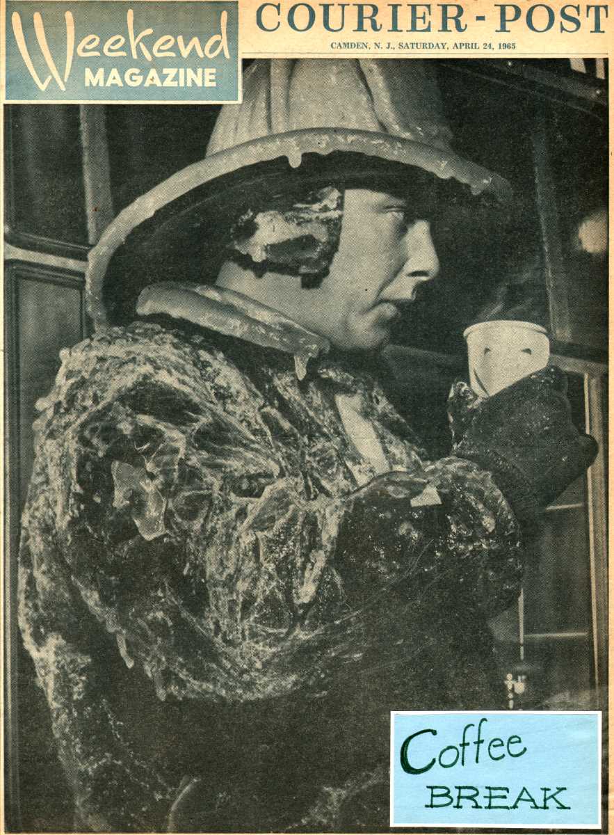 Coffee Break, Camden Courier-Post Weekend Magazine cover, April 24, 1965
