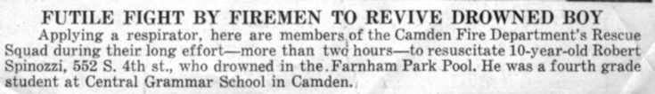 Camden Courier-Post, August 6, 1941 — caption text