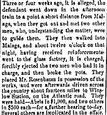 Philadelphia Inquirer, January 9, 1871 — Conspiracy, part 2