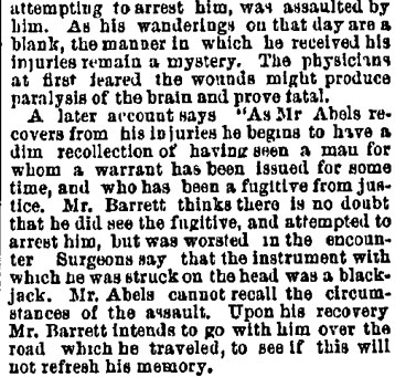 Philadelphia Inquirer, January 14, 1885 — Postal Inspector Hurt, part 4