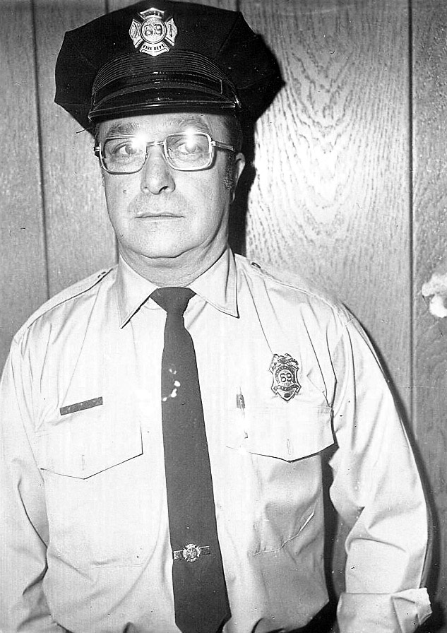 William R. Harring Jr. in Camden Fire Department uniform