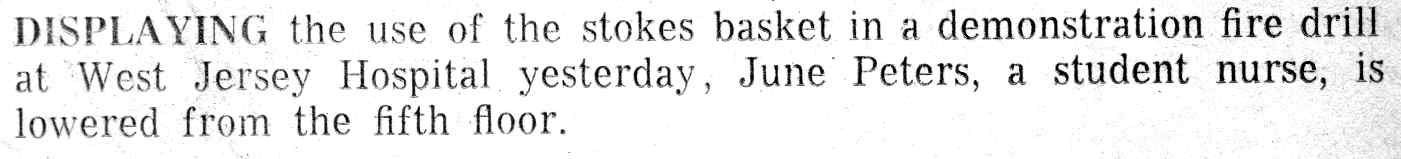 Rehearsal for Disaster - Camden Courier-Post, 1965