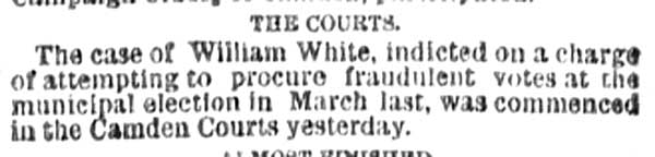 Philadelphia Inquirer, October 19, 1872 — The Courts