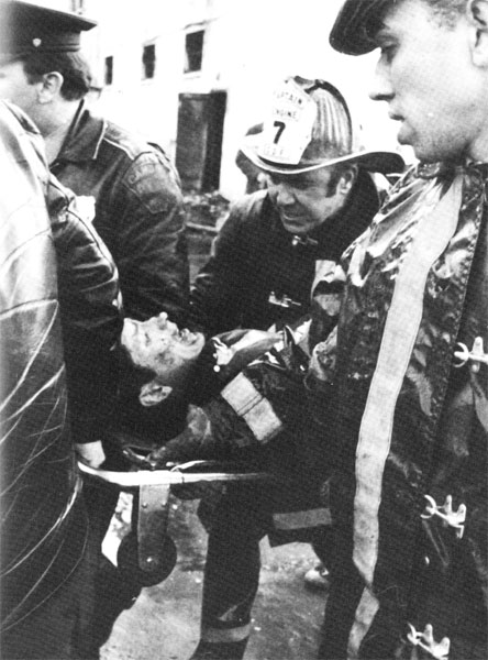 Probationary Fire Fighter John Maroldo removed from collapse ruins